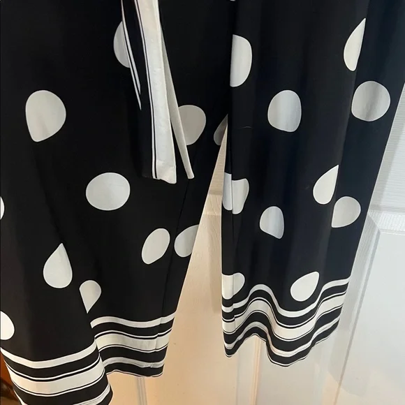 Black and White Polka Dot Jumpsuit - Picture 2 of 5